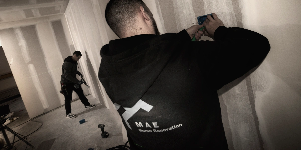 La squadra Mae Home al lavoro in cantiere